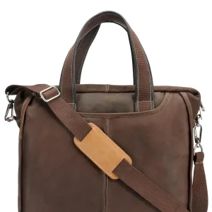 Teakwood Genuine Leather Unisex Messenger Bag