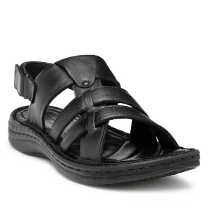 Teakwood Black Daily Wear Sandals