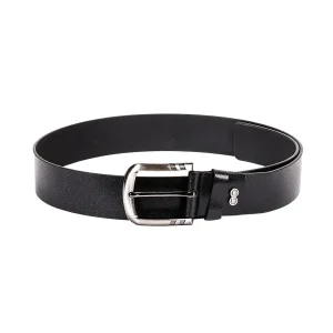 Teakwood Leathers Men Black Leather Belt