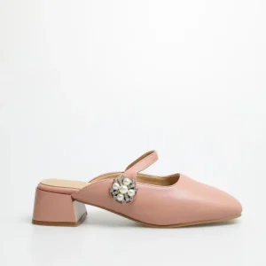 Tomaz YX110 Ladies Flower Gem Heels