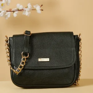 Teakwood Leather Women Structured Sling Bag